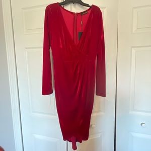 Jluxe velvet medium size dress New with tags